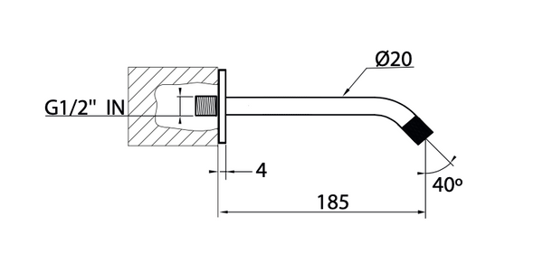 R276 Wall Spout