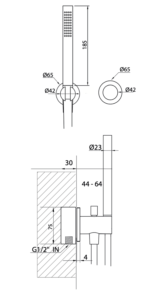 R286 Handheld Shower